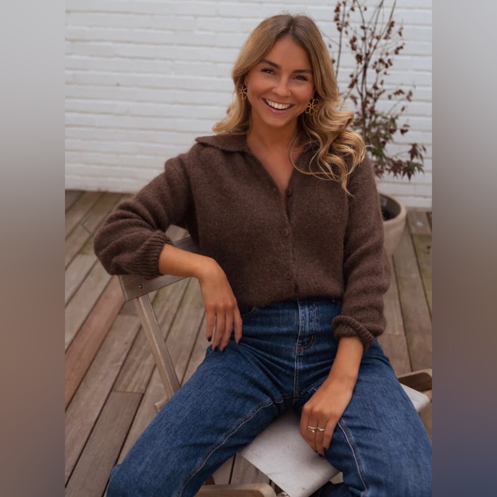 Chocolate brown sweater